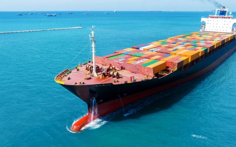 Large general cargo ship sells goods to international customers as an IC-DISC